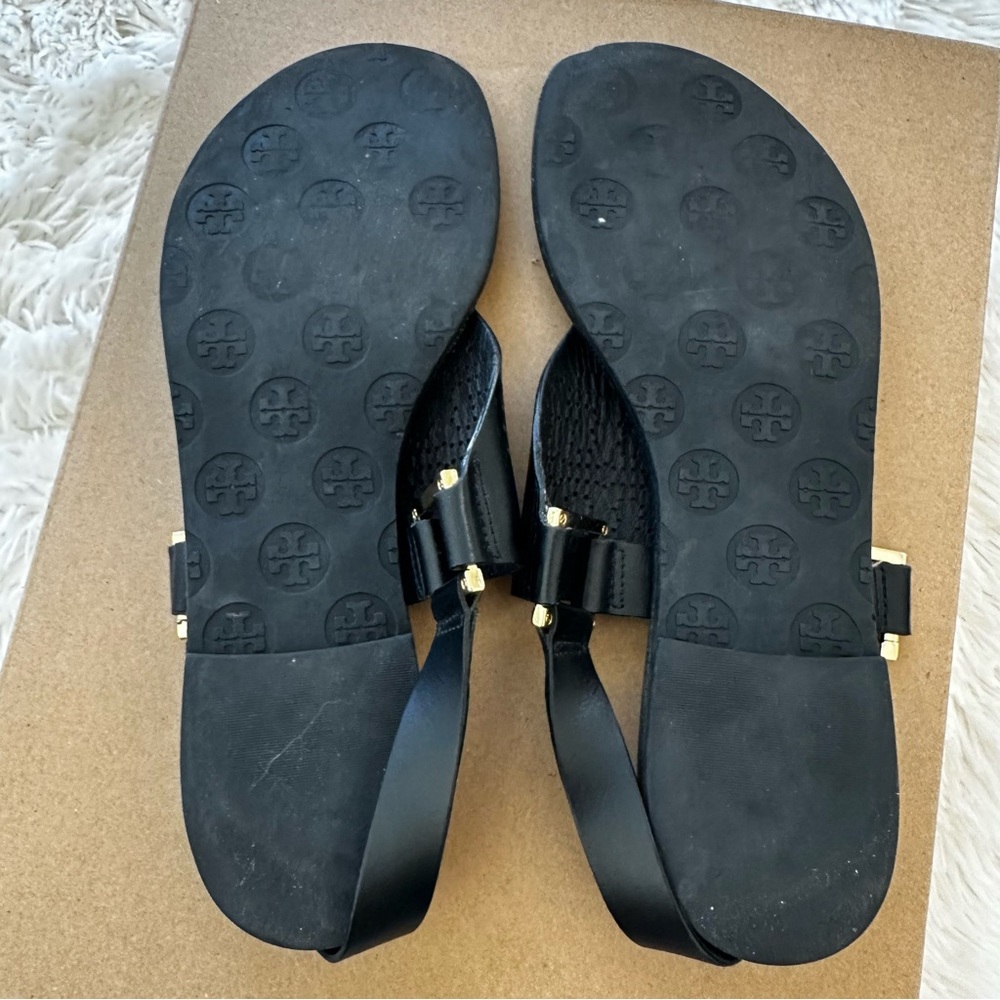 Tory Burch Daniela Black Sandals Size: 7.5 - Picture 5 of 7
